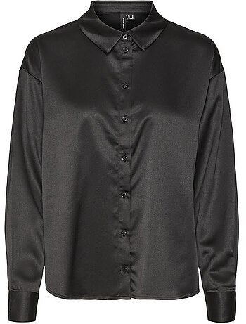 Vero moda merle zwarte damesblouse