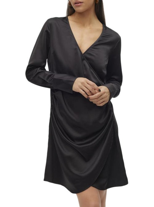 Vero Moda Merle Zwarte Jurk voor Dames - Kiabi Vero Moda Merle Zwarte Jurk voor Dames - Kiabi
