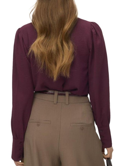 Vero Moda Mesme Violette Blouse voor Dames - Kiabi Vero Moda Mesme Violette Blouse voor Dames - Kiabi
