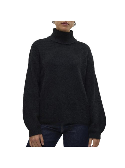 Vero Moda Mili Zwarte Trui voor Dames - Kiabi Vero Moda Mili Zwarte Trui voor Dames - Kiabi