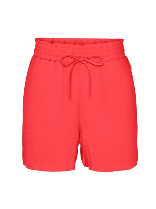 Vero Moda Milo Korte Dames Short met Rozenprint - Kiabi Vero Moda Milo Korte Dames Short met Rozenprint - Kiabi