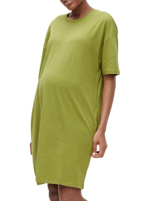 Vero Moda Monella Groene Zwangerschapsjurk voor Dames - Kiabi Vero Moda Monella Groene Zwangerschapsjurk voor Dames - Kiabi