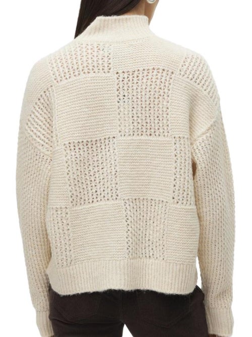 Vero Moda Moon Ecru Dames Trui - Kiabi Vero Moda Moon Ecru Dames Trui - Kiabi