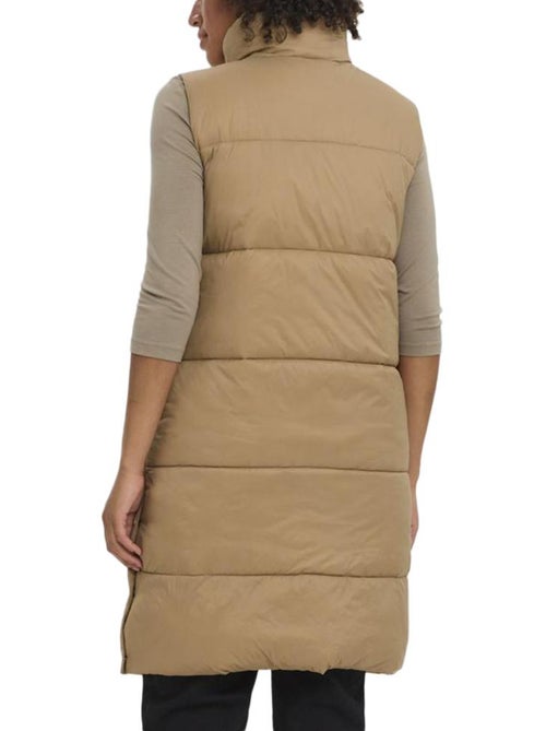 Vero Moda Muppsala Mouwloze Bodywarmer Dames Bruin - Kiabi Vero Moda Muppsala Mouwloze Bodywarmer Dames Bruin - Kiabi
