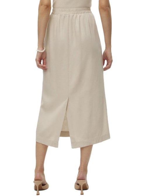 Vero Moda Mymilo Hw 7/8 Beige Rok voor Dames - Kiabi Vero Moda Mymilo Hw 7/8 Beige Rok voor Dames - Kiabi