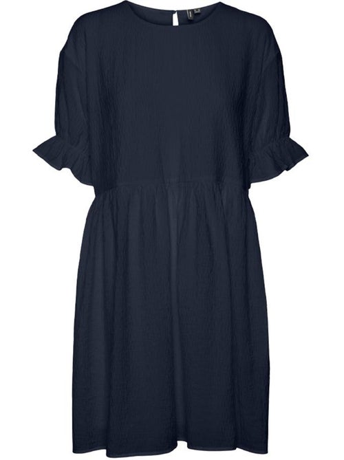 Vero Moda Nabia Marineblauwe Jurk voor Dames - Kiabi Vero Moda Nabia Marineblauwe Jurk voor Dames - Kiabi