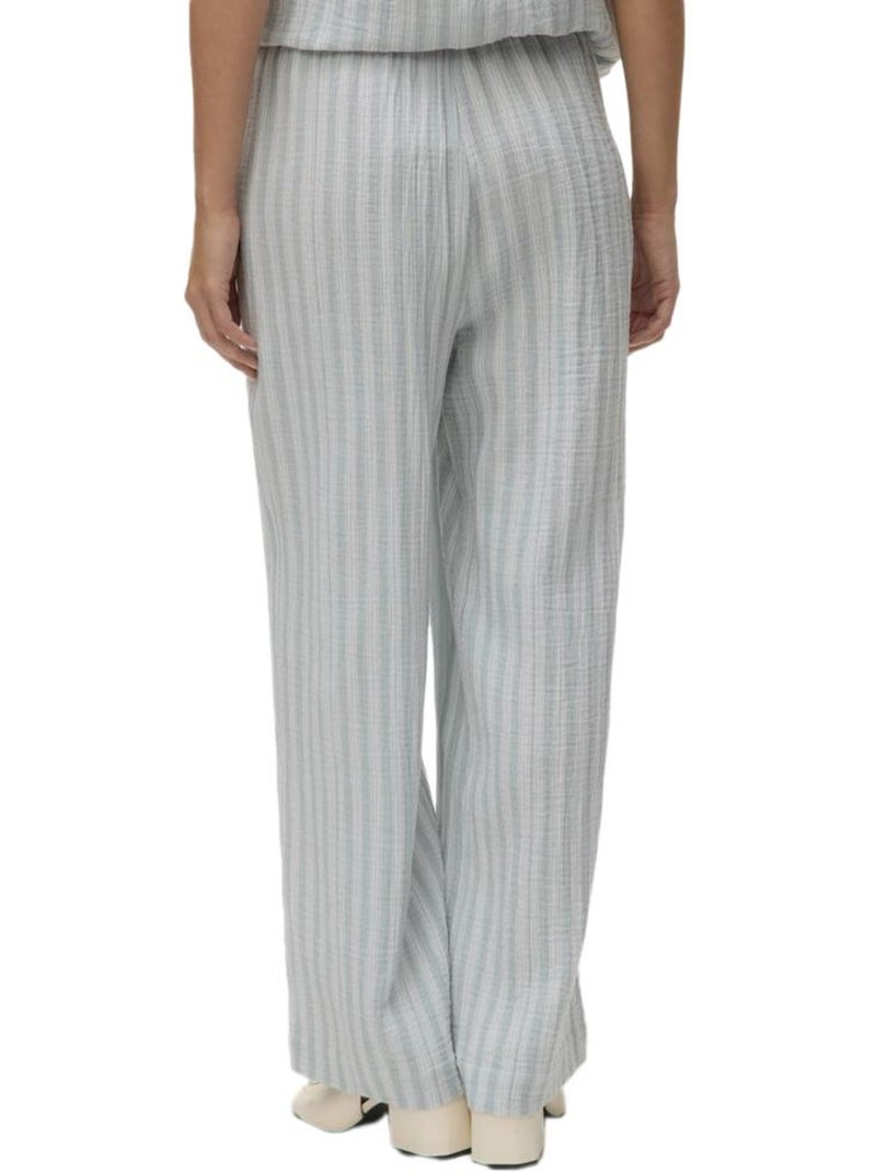 Vero Moda Nanna Dames Flared Broek - Blauw Blauw - Kiabi