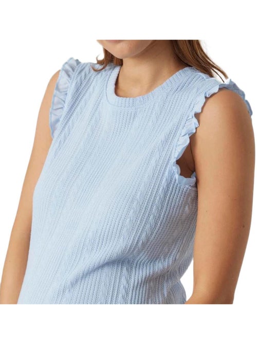 Vero Moda Nika Zwangerschapsjurk Blauw voor Dames - Kiabi Vero Moda Nika Zwangerschapsjurk Blauw voor Dames - Kiabi