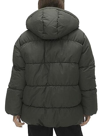 Vero moda nio kaki dames gewatteerde jas