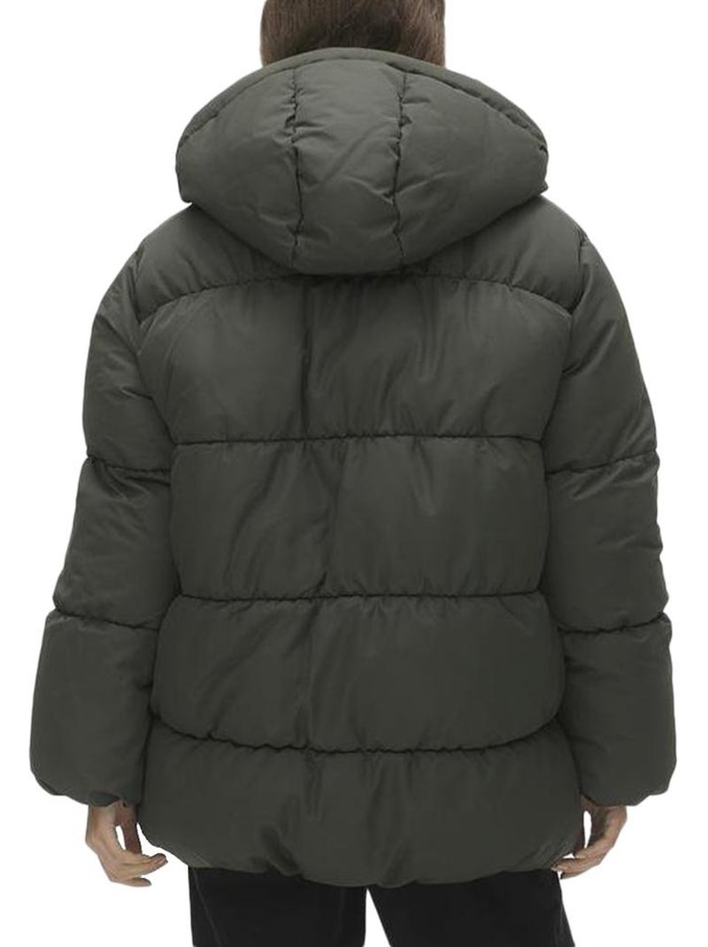 Vero Moda Nio Kaki Dames Gewatteerde Jas Licht kakigroen - Kiabi