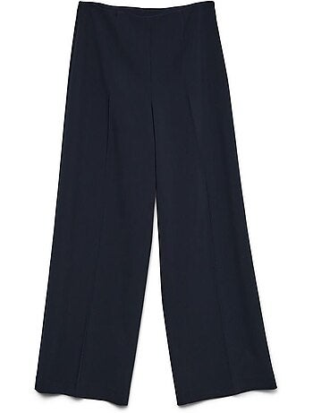 Vero moda nora dames soepele pruimkleurige pantalon