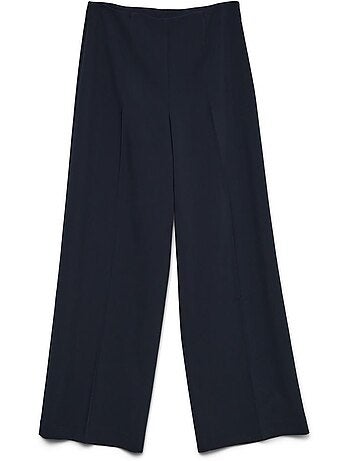 Vero moda nora dames soepele pruimkleurige pantalon