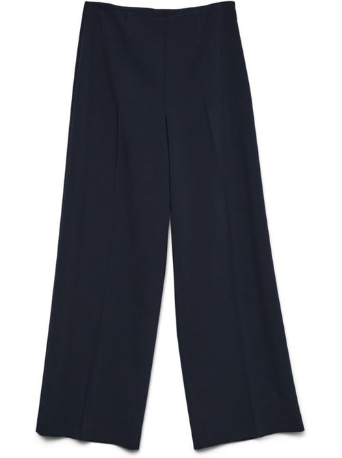 Vero Moda Nora Dames Marine Flared Broek - Kiabi Vero Moda Nora Dames Marine Flared Broek - Kiabi