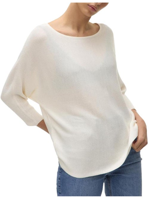 Vero Moda Nora Witte Dames Trui - Kiabi Vero Moda Nora Witte Dames Trui - Kiabi