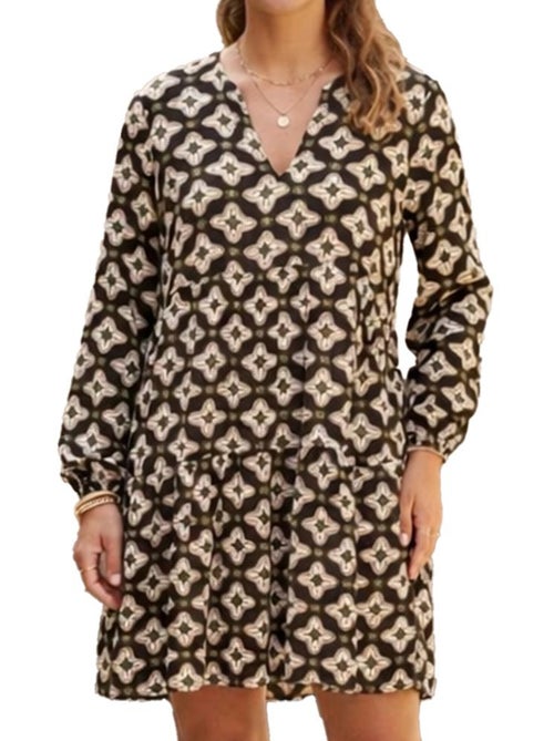 Vero Moda Nora Zwarte Jurk voor Dames - Kiabi Vero Moda Nora Zwarte Jurk voor Dames - Kiabi