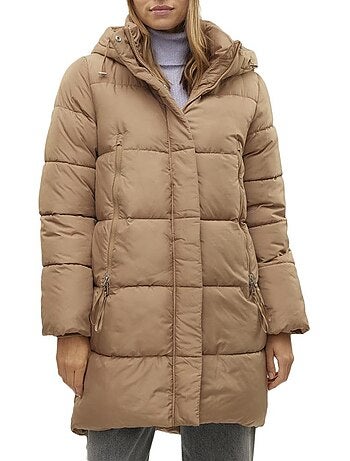 Vero moda nova kaki dames puffer jas