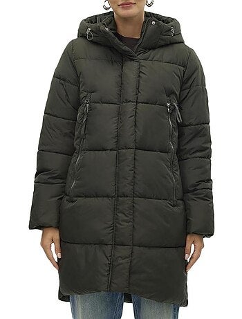 Vero moda nova kaki dames puffer jas