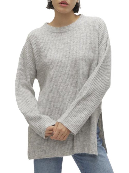 Vero Moda Palma Grijze Dames Trui - Kiabi Vero Moda Palma Grijze Dames Trui - Kiabi
