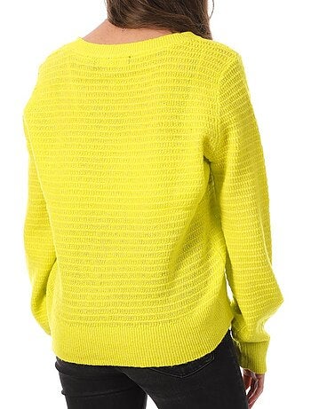 Vero moda parker anijsgroene dames trui