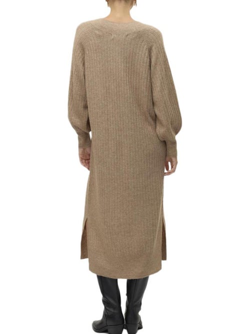 Vero Moda Philine Beige Jurk voor Dames - Kiabi Vero Moda Philine Beige Jurk voor Dames - Kiabi