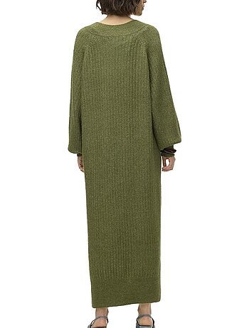 Vero moda philine kakikleurige jurk voor dames
