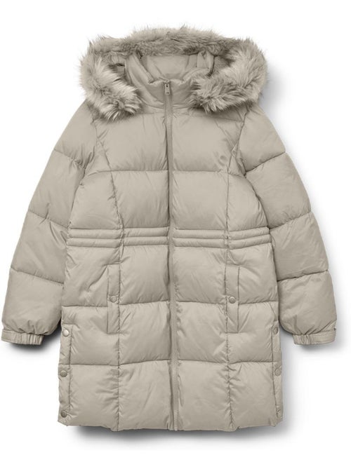 Vero Moda Pinar Beige Dames Gewatteerde Jas - Kiabi Vero Moda Pinar Beige Dames Gewatteerde Jas - Kiabi