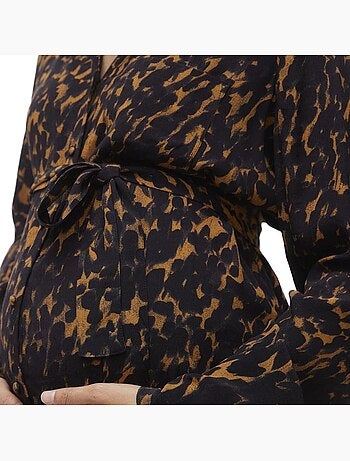 Vero moda positiejurk bruin/zwart