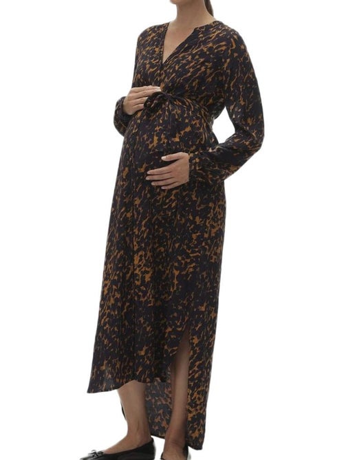 Vero Moda positiejurk bruin/zwart - Kiabi Vero Moda positiejurk bruin/zwart - Kiabi
