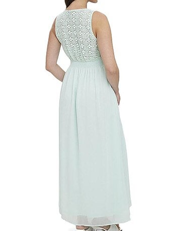 Vero moda positiejurk voor dames - lichtgroen, enkellang