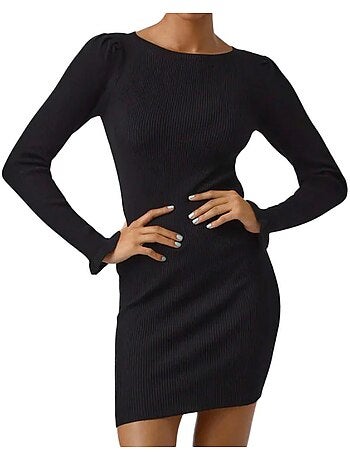 Vero moda promise zwarte jurk dames