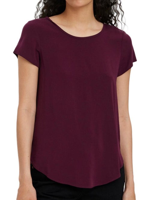Vero Moda Prune Damesblouse 10248152 - Kiabi Vero Moda Prune Damesblouse 10248152 - Kiabi