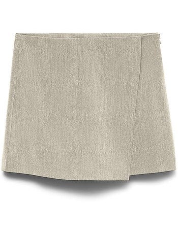 Vero moda queenie beige skort voor dames