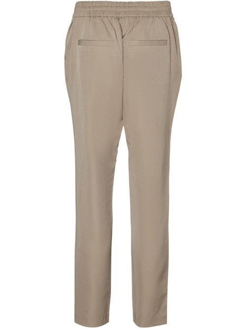 Vero Moda Raya Dames Beige Soepele Pantalon - Kiabi Vero Moda Raya Dames Beige Soepele Pantalon - Kiabi