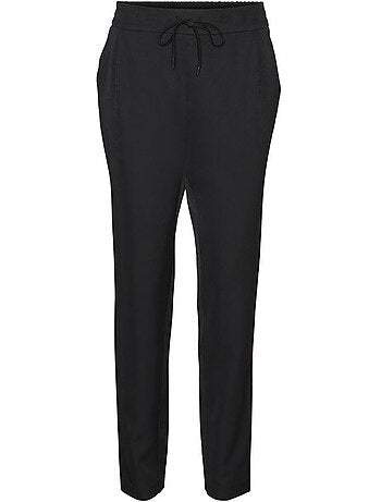 Vero moda raya zwarte dames pantalon - soepelvallend & stijlvol