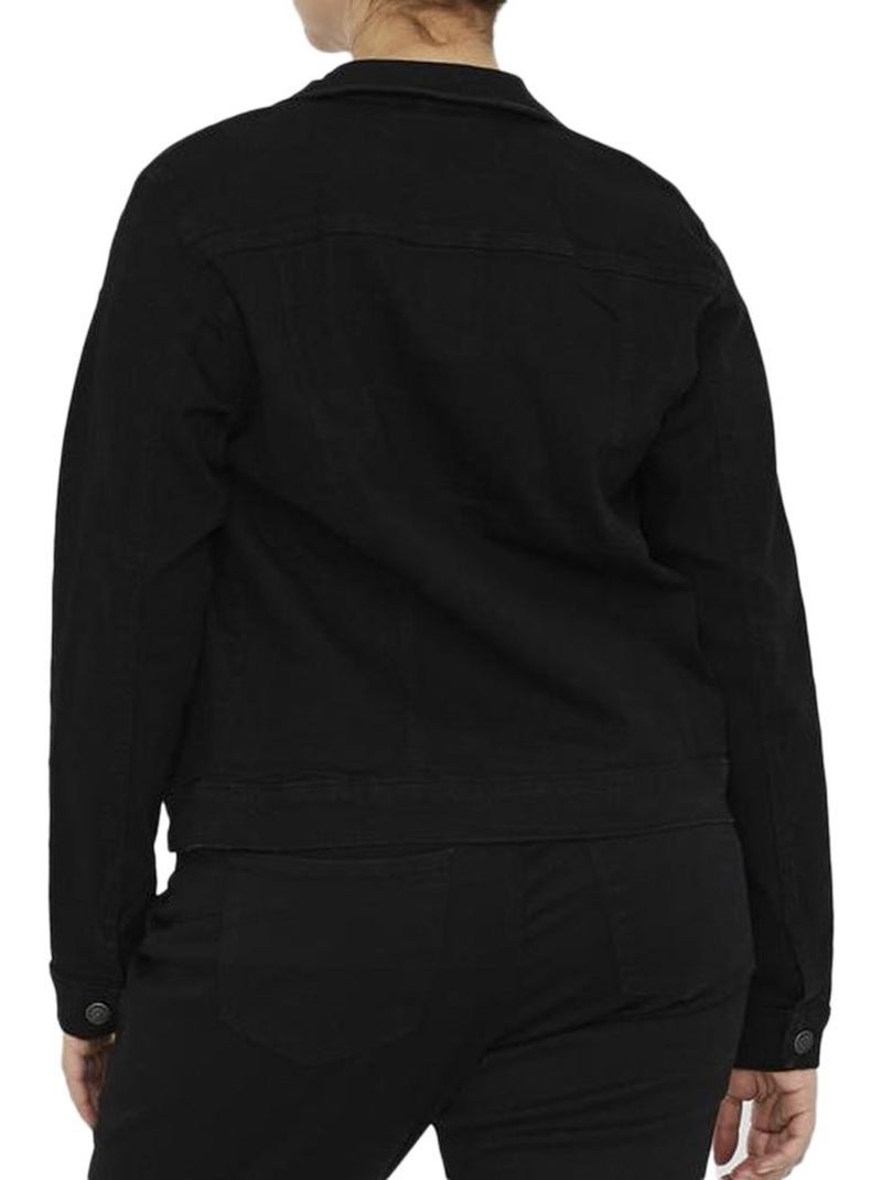 Vero Moda Runa Zwart Denim Damesvest Zwart - Kiabi