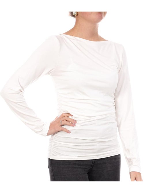 Vero Moda Saanvi Wit Dames T-shirt - Kiabi Vero Moda Saanvi Wit Dames T-shirt - Kiabi