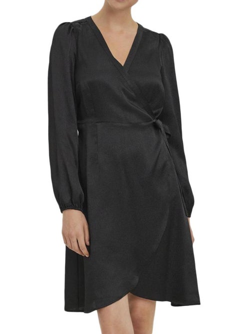 Vero Moda Sabi Zwarte Jurk voor Dames - Kiabi Vero Moda Sabi Zwarte Jurk voor Dames - Kiabi