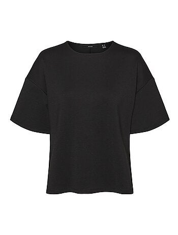 Vero moda sallie zwart t-shirt voor dames