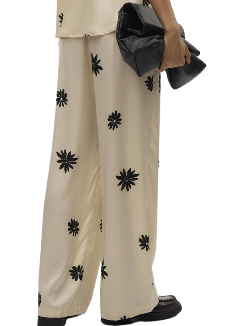 Vero Moda Satijnen Beige Dames Pantalon Beige - Kiabi