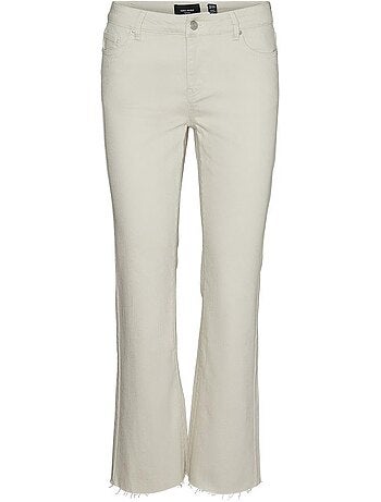 Vero moda sheila beige dames pantalon