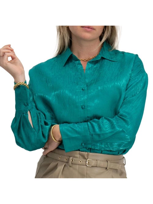 Vero Moda Sina Groene Damesblouse - Kiabi Vero Moda Sina Groene Damesblouse - Kiabi