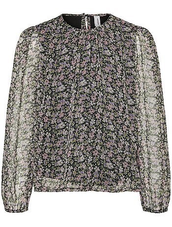 Vero moda smilla roze meisjes bloementop