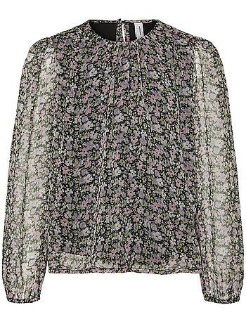 Vero moda smilla roze meisjes bloementop