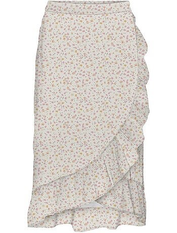 Vero moda smilla witte bloemenrok dames