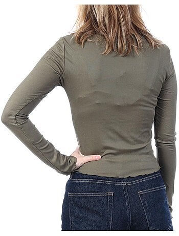 Vero moda sofia dames t-shirt kaki