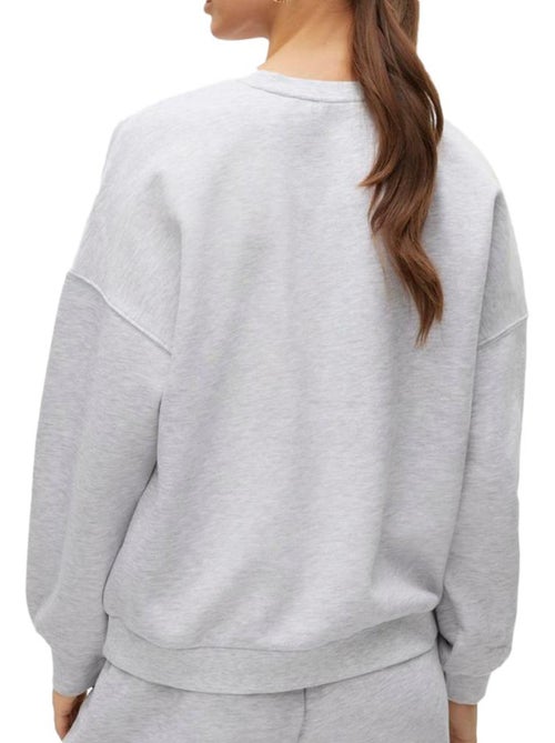 Vero Moda Sonja Dames Grijze Gemêleerde Sweatshirt - Kiabi Vero Moda Sonja Dames Grijze Gemêleerde Sweatshirt - Kiabi