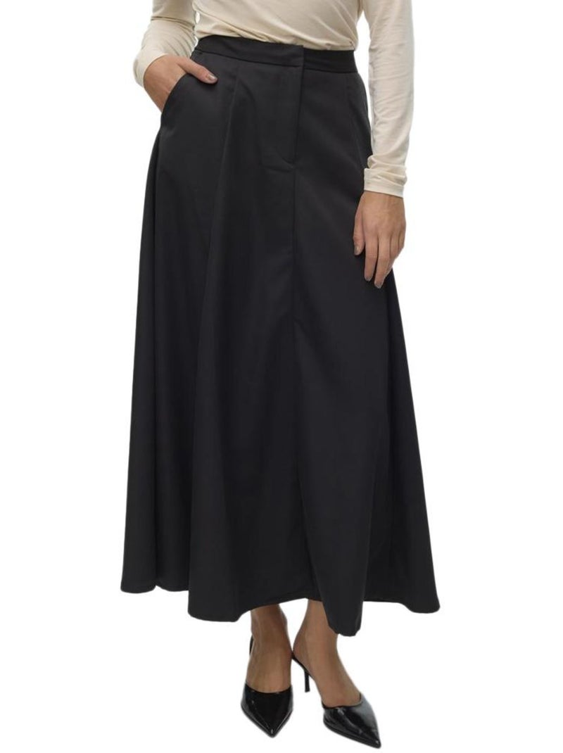 Vero Moda Tara Enkellange Zwarte Maxi-rok voor Dames Zwart - Kiabi
