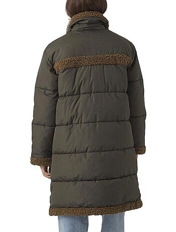 Vero moda teddy jas dames - bruin boos winterjas