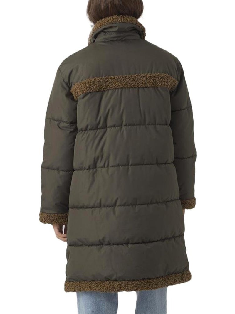 Vero Moda Teddy Jas Dames - Bruin Boos Winterjas Cappuccinobruin - Kiabi