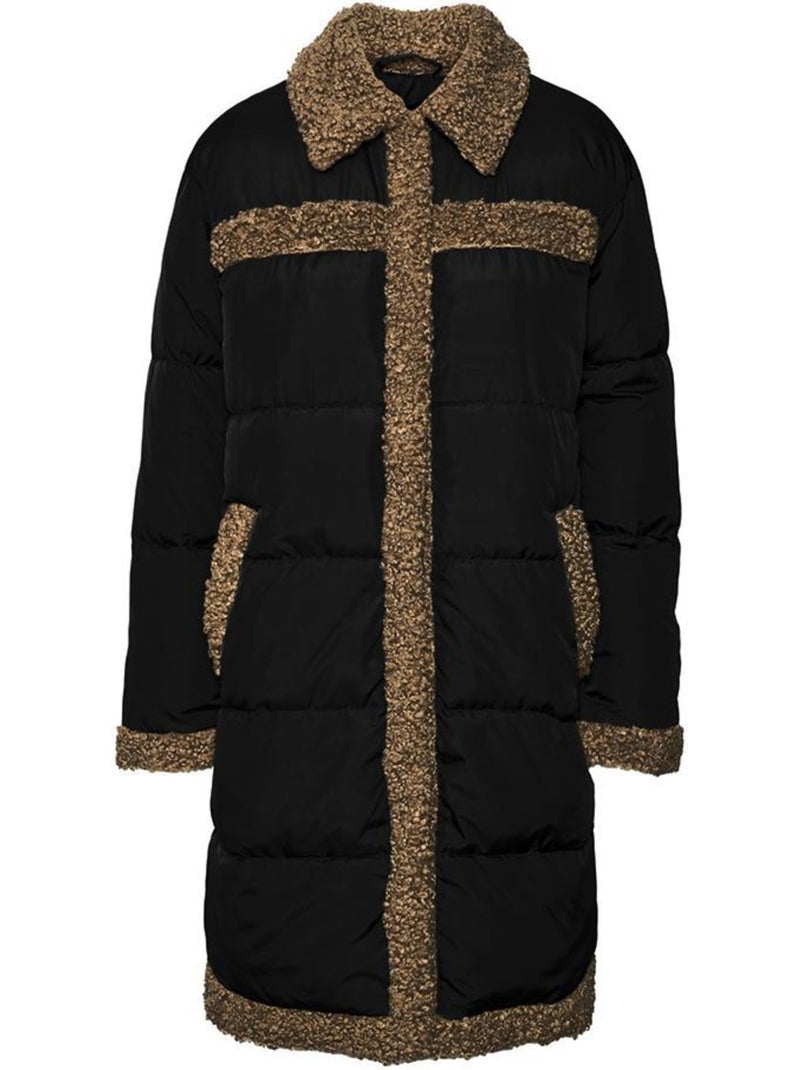 Vero Moda Teddy Jas Zwart Dames Boos Zwart - Kiabi